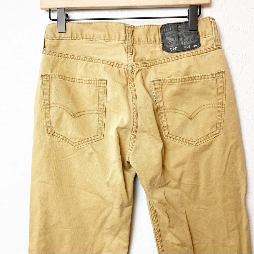 Men’s Levi’s 514 tan jeans khaki pants W29 x L30